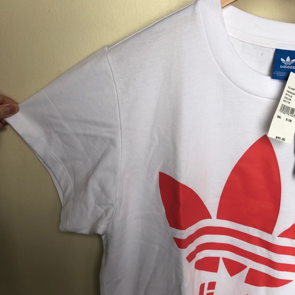 SOLD Adidas big trefoil logo tee NWT - Picture 4 of 8